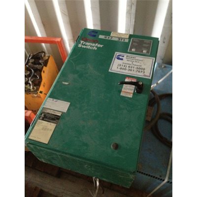 TRANSFER SWITCH. 600V.100A. MARQUE ONAN TRANSFER SWITCH. 600V.100A. MARQUE ONAN