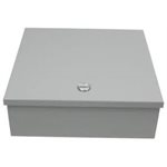 BOITIER METAL(ENCEINTE) 12PO X 12PO X 4PO