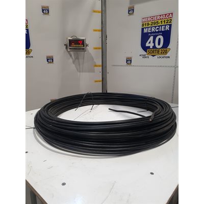 FIL ELECTRIQUE - CUIVRE 2 AWG 1 BRIN 1000VOLT $ / M (0,3578KG)