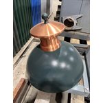 LUMIÈRE LAMPADAIRE EXTÉRIEUR - VERTE - 32PO - AVEC BRAS