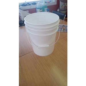 CONTENANT 0020L, CHAUDIERE PLASTIQUE 12PO DIA X 15.5PO HAUT