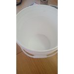 CONTENANT 0020L, CHAUDIERE PLASTIQUE 12PO DIA X 15.5PO HAUT