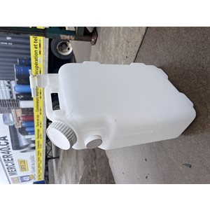 CONTENANT 9.43L, BIDON AVEC VALVE - BLANC 17PO DE HAUT