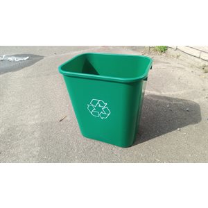 CONTENANT 0035L BAC RÉCUPÉRATION 14PO X 10PO X 15PO VERT