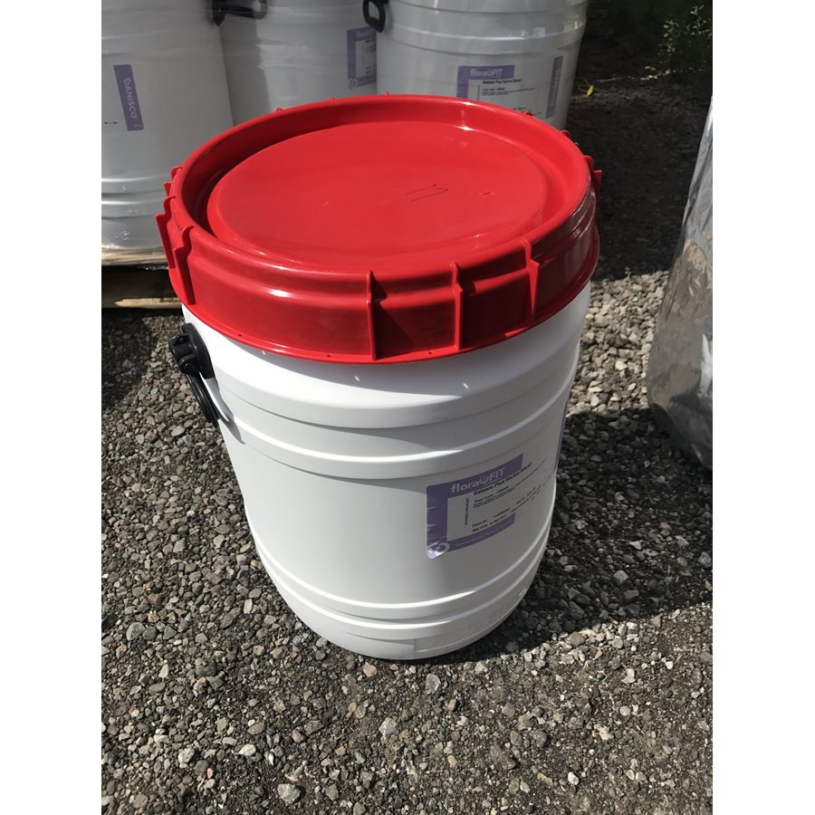 Olive Grove Stewart - Demi-Baril En Matière Plastique Pour L'extérieur, Décor Chêne - 61 X 40 Cm