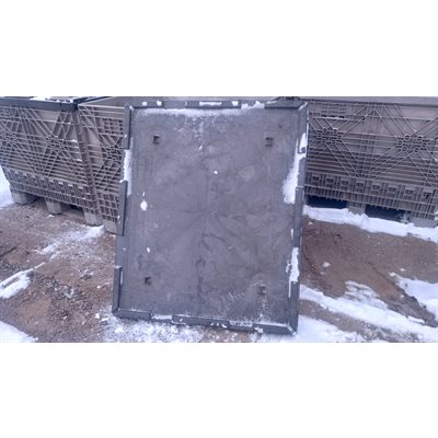 COUVERCLE POUR CAISSE DE PLASTIQUE 40PO X 48PO COUVERCLE POUR CAISSE DE PLASTIQUE 40PO X 48PO