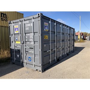 208A-OS CONTENEUR MARITIME 20PI X 8.5PI NEUF COTE OUVRANT