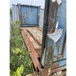 208F CONTENEUR MARITIME FLATRACK 20PI X 8.5PI USAGÉ