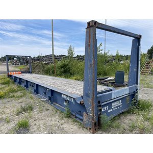408F CONTENEUR MARITIME FLATRACK 40PI X 8.5PI USAGÉ