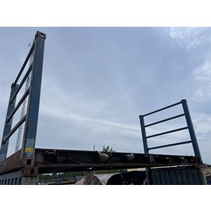 208F2302317 CONTENEUR MARITIME FLATRACK 20PI X 8.5PI USAGÉ