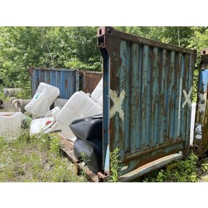 208F2302323 CONTENEUR MARITIME FLATRACK 20PI X 8.5PI USAGÉ