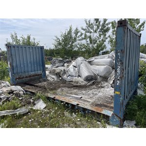 208F2302332 CONTENEUR MARITIME FLATRACK 20PI X 8.5PI USAGÉ