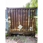 208F2302401 CONTENEUR MARITIME FLATRACK 20PI X 8.5PI USAGÉ