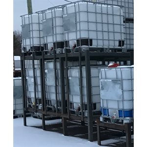 SUPPORT POUR 6 IBC RACK EN ACIER 2 ETAGES