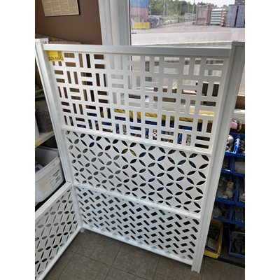 PANNEAU DE TREILLIS DÉCORATIF PVC - 19PO X 35 1 / 2PO