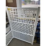 PANNEAU DE TREILLIS DÉCORATIF PVC - 19PO X 35 1 / 2PO