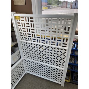 PANNEAU DE TREILLIS DÉCORATIF PVC - 19PO X 35 1 / 2PO