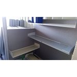 MUR POUR BUREAU À CLOISONS - CUBICULE 60PO X 54PO - GRIS