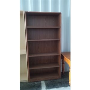 BIBLIOTHÈQUE BRUN FONCÉ - 36PO X 12PO X 72PO HAUT