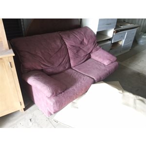 DIVAN 2 PLACES VIOLET