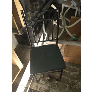 CHAISE DE CUISINE NOIRE
