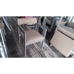CHAISE EN BOIS ET TISSU - STYLE PATIO