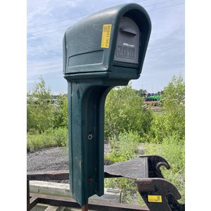 BOITE AU LETTRE DE PLASTIQUE MAILMASTER VERTE