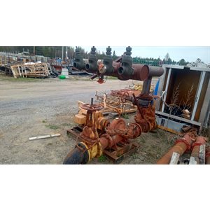 POMPE 40HP, VALVES ET TUYAU