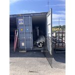 SECTION DE RAMPE D'ACIER PRÉASSEMBLÉE 34PO X 72PO - NOIR