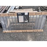SECTION DE RAMPE D'ACIER PRÉASSEMBLÉE 34PO X 72PO - NOIR (A)