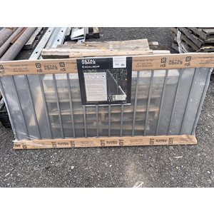 SECTION DE RAMPE D'ACIER PRÉASSEMBLÉE 34PO X 72PO - NOIR (A)