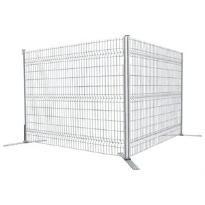 CLOTURE DE CHANTIER NEUVE GALV GRILLE 6X8 CROCHET ET PATTE