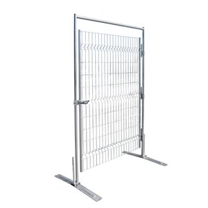 CLOTURE DE CHANTIER NEUVE GALV - PORTE PIETON ET PATTE