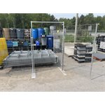 CLOTURE DE CHANTIER NEUVE GALV - PORTE PIETON ET PATTE