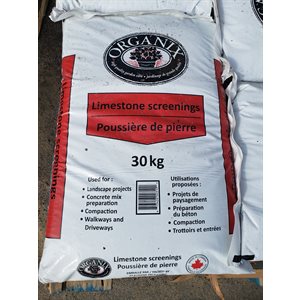 POUSSIERE DE PIERRE (SACS 30KG) 56X30KG / PAL