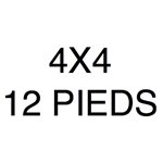 BOIS 04 X 04 X 12PI ( 4X4X12 ) TRAITÉ