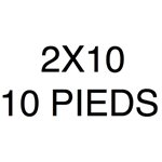 BOIS 02 X 10 X 10PI ( 2X10X10 )