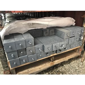 PLASTIQUE REPLAST B - 4X4X10PI CARRE GRIS