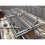 PORTE DE CLÔTURE EN CHAÎNE DE MAILLE 72PO X 144PO