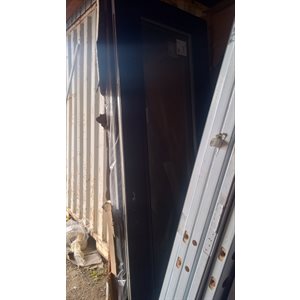 PORTE EXTÉRIEURE L:33 3 / 4 H:91 SANS CADRE - NOIRE (1)