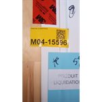 PORTE PATIO L:70 1 / 2 H:96 BLANCHE