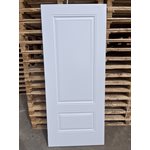 PORTE D'ACIER 33.5PO X 79PO SANS CADRE BLANC