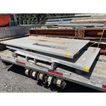 PORTE D'ACIER D'USINE SOLIDE 1,75 X 40 X 83PO SANS CADRE