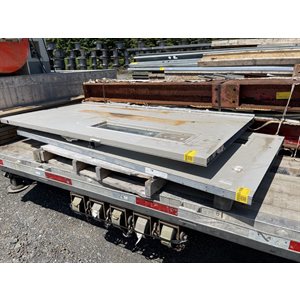 PORTE D'ACIER D'USINE SOLIDE 1,75 X 40 X 83PO SANS CADRE