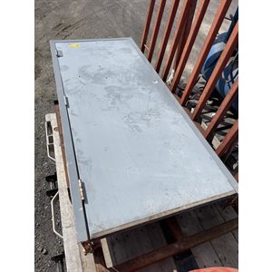 PORTE D'ACIER D'USINE SOLIDE 1,75 X 40 X 83PO AVEC CADRE