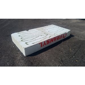 BLOC DE STYROMOUSSE - 36PO X 24PO X 96PO