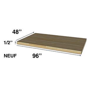 CONTREPLAQUÉ NEUF 1 / 2 X 48 X 96PO GRADE-D