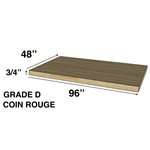 CONTREPLAQUÉ NEUF 3 / 4 X 48 X 96PO SELECT (COINS ROUGE)