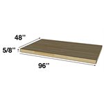 PLYWOOD NEUF 5 / 8 X 48 X 96PO (COINS NOIR)