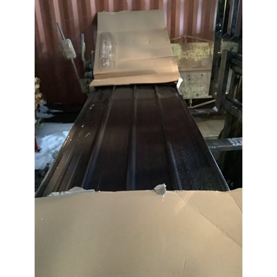 TÔLE NEUVE TR80 11 / 16''X36''X120'' 29GA QC 262 NOIR TÔLE NEUVE TR80 11 / 16''X36''X120'' 29GA QC 262 NOIR